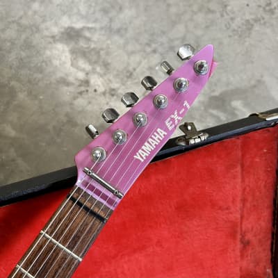 Yamaha EX-1 electric guitar c 1980's explorer Fuchsia | Reverb