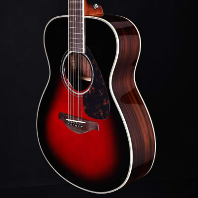 Yamaha FS830 Small Body Solid Top, Rosewood Back & Sides, Dusk Sun Red 4lbs 2oz image 4