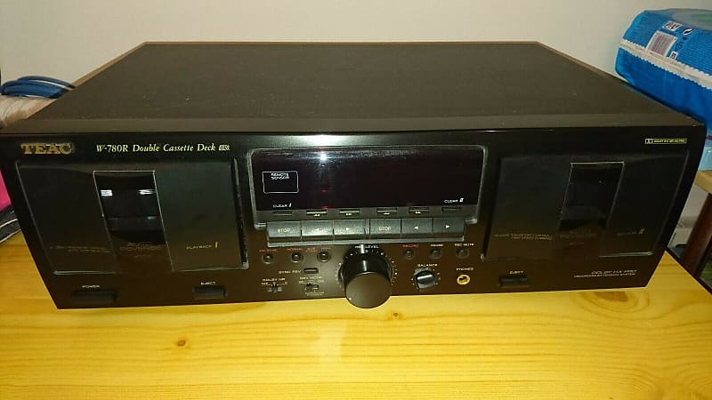 Teac  W-780R Dual Cassette Tape Deck Recorder Player image 1