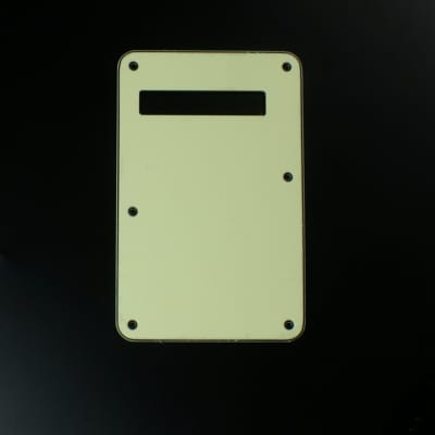 Replacement Strat Style Cavity Cover Tremolo Back Plate ,3ply Mint Green