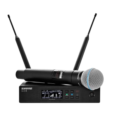Shure QLXD24/B58 Handheld Wireless System (G50 Band - 470-534 MHz) image 1
