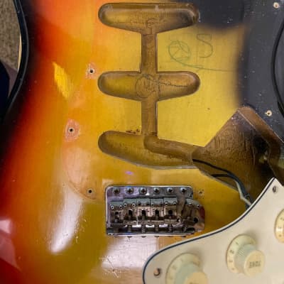 1965 Fender Stratocaster Sunburst Finish w/OHSC image 22