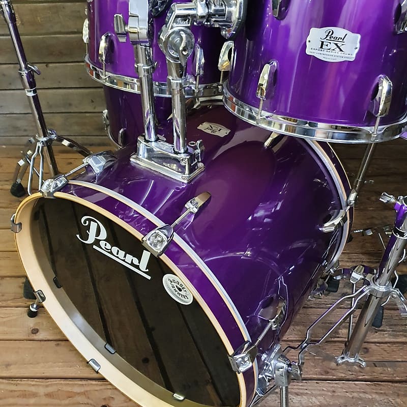 Drum Kit Pearl Export EX Complete, Purple USED! RKPEX040822