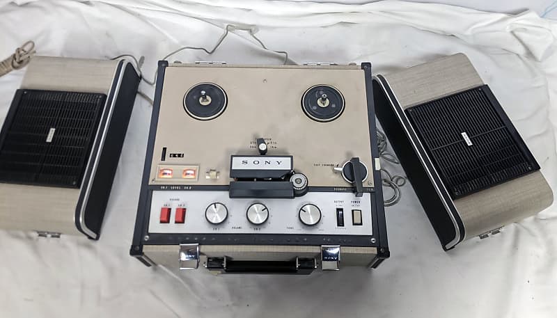 Sony TC-200 Reel to Reel Recorder / Player 1960's Grey image 1