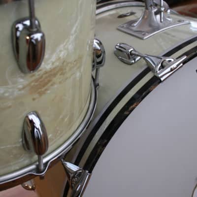 Buddy Rich's Slingerland 1968 White Marine Pearl Drum Set. image 22