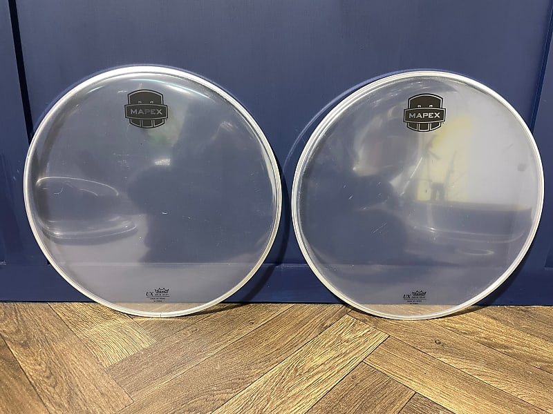 Mapex by Remo 14" Clear Heads Batter & Resonant (Pair) Reverb UK