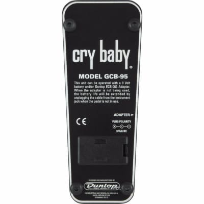 Dunlop GCB95 Original Cry Baby Wah Guitar Effects Pedal image 7