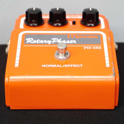 Maxon Rotary Phaser PH-350 80's Orange Electric Guitar Effects Pedal W/ PSU image 8