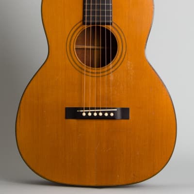 Regal  MarvelTone Style #3 Flat Top Acoustic Guitar,  c. 1930, ser. #2094, black chipboard case. image 3