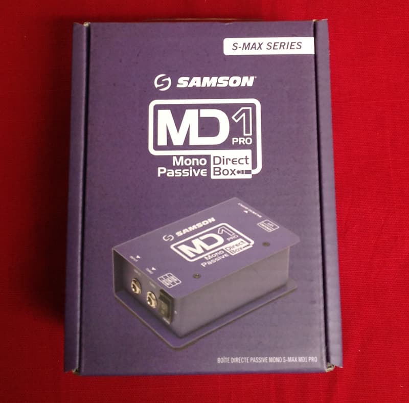 Samson MD1 Pro S-Max Series Mono Passive Direct Box image 1