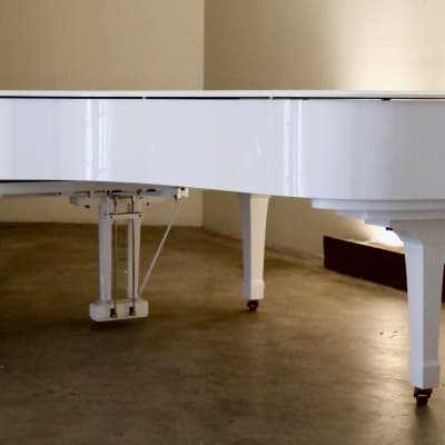 1978 Yamaha C7 Semi-Concert Grand Piano in Rare Polished White Vintage Original Professional Orchestral Concert Piano Hamamatsu Japan Factory image 11