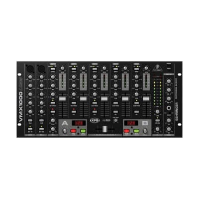 Behringer Pro Mixer VMX1000USB Professional 7-Channel Rack-Mount DJ Mixer with USB/Audio Interface, BPM Counter and VCA Control image 7