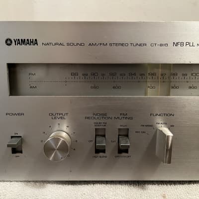 Vintage Yamaha CT-810 AM/FM Stereo Tuner-Tested Working Condition