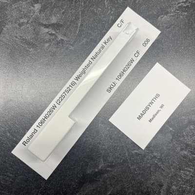 ORIGINAL Roland Replacement Weighted C/F Key (106H026W) for D-50, JX-8P, JX-10, Juno-2, etc