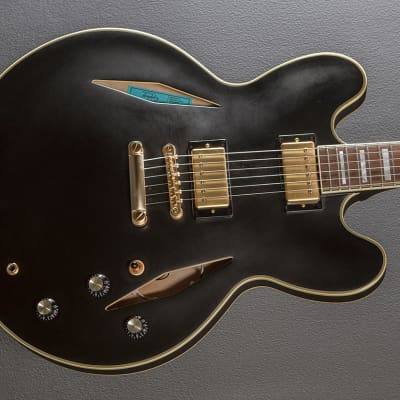 Epiphone Emily Wolfe Sheraton Stealth - Black Aged Gloss image 1