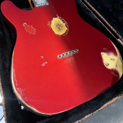 Fender Telecaster - Candy Apple Red - Roasted Maple Neck - Modified Heavy Relic Cowboy Guitar image 5