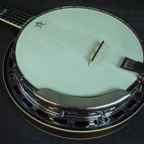 Vintage Iida Custom Made Model 231 5-String Closed Back Banjo W/Hardshell Case image 5