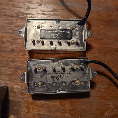 Suhr Thornbucker Neck and Bridge set 50mm/53mm - Raw nickel | Reverb