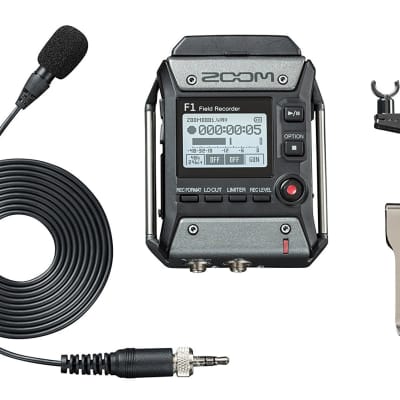 Zoom F1-LP Field Recorder with Lavalier Microphone NEW image 2