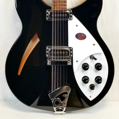 Rickenbacker NEW 330/12 JetGlo 12-String Hollowbody Guitar, 21 Fret, Gotoh Tuners, HSC 2023 image 9
