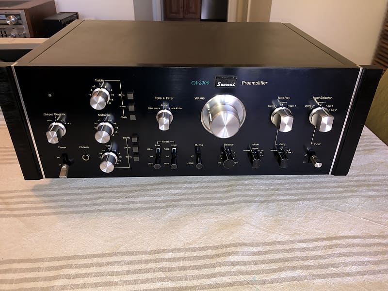 Vintage Sansui CA-2000 stereo preamp w/ phono MM/MC!