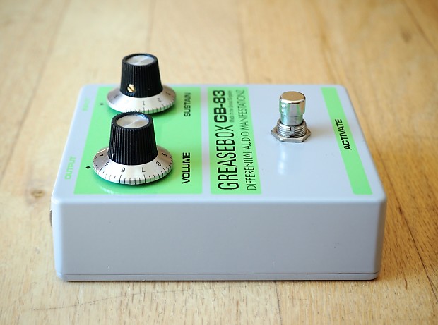 D*A*M Greasebox GB-83 Silicone Fuzz Boutique Guitar Effect Pedal