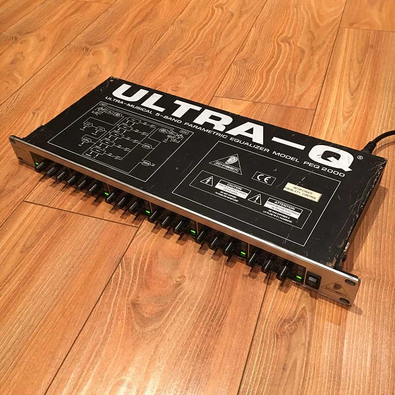 Behringer UltraQ PEQ2000 5Band Parametric Equalizer Reverb