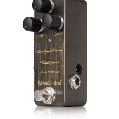 One Control BJF Designed Anodized Brown Distortion pedal image 8