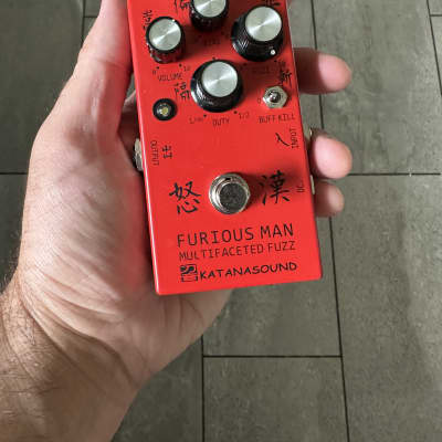 Katanasound Furious Man Multifaceted Fuzz 2017 Red | Reverb