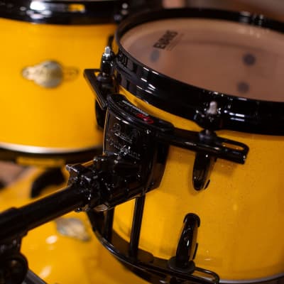 Pearl Masters Premium Maple (Mrp) 6 Piece Drum Kit, Canary Yellow Sparkle Lacquer (Pre Loved) image 9