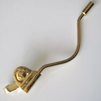 Gold Chet Atkins Wire Bigsby arm, full assembly w bracket B6