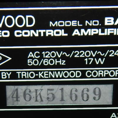 Kenwood basic c1 vintage stereo preamplifier image 5