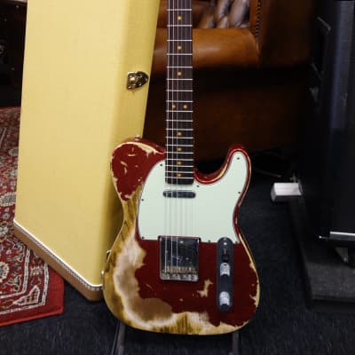 Fender '63 Super Heavy Relic Telecaster Red Sparkle for sale