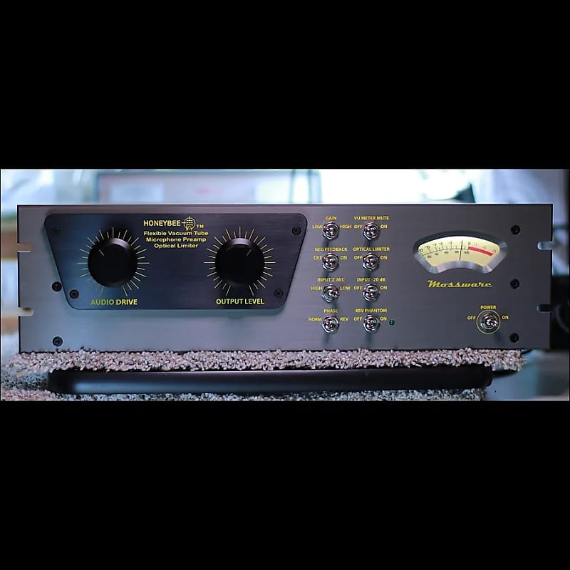 HONEYBEE VACUUM TUBE MIC PREAMP with OPTICAL LIMITER Reverb