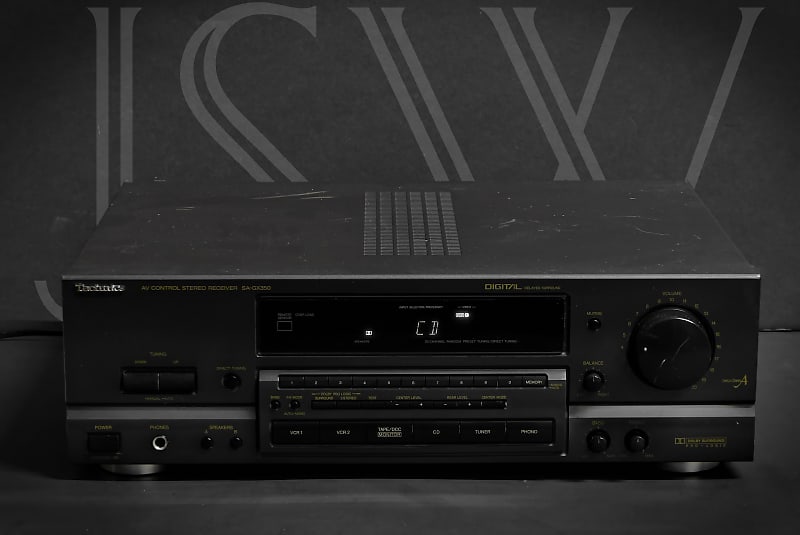 Technics SA-GX350 AV Stereo Receiver  			