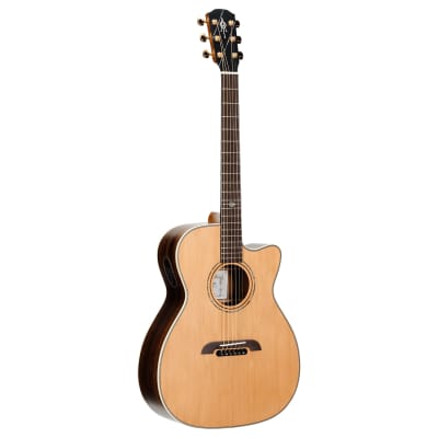 Alvarez Yairi WY1 Stage Series OM/Folk Cutaway Acoustic-Electric Guitar w/ Hard Shell Case - Natural for sale