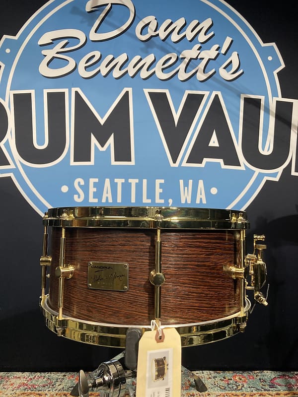 Canopus - 14x6.5" AM-1465, Alphonse Mouzon Signature, Wenge+Birch 11-Ply Snare Drum 2016 - Natural Pale LQ image 1