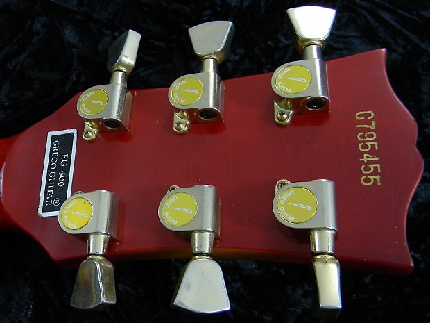 ギター Greco eg 600 Les Paul 1990 Greco EGC-600 Les Paul Black Fujigen | eBay