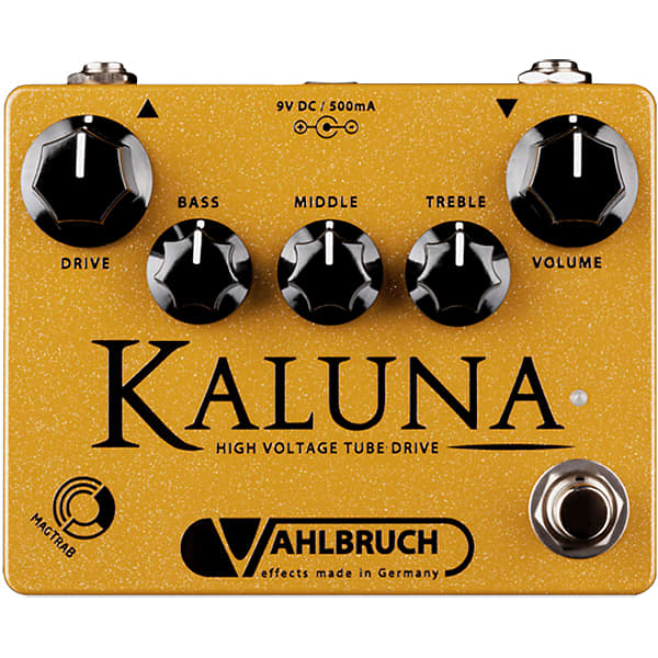 Vahlbruch Kaluna High Voltage Tube Drive Guitar Effects Pedal w/ High Gain Mod image 1