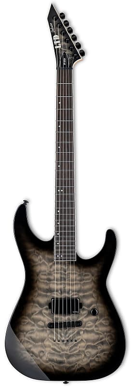 ESP LTD M-1001 NT Electric Guitar - Charcoal Burst | Reverb