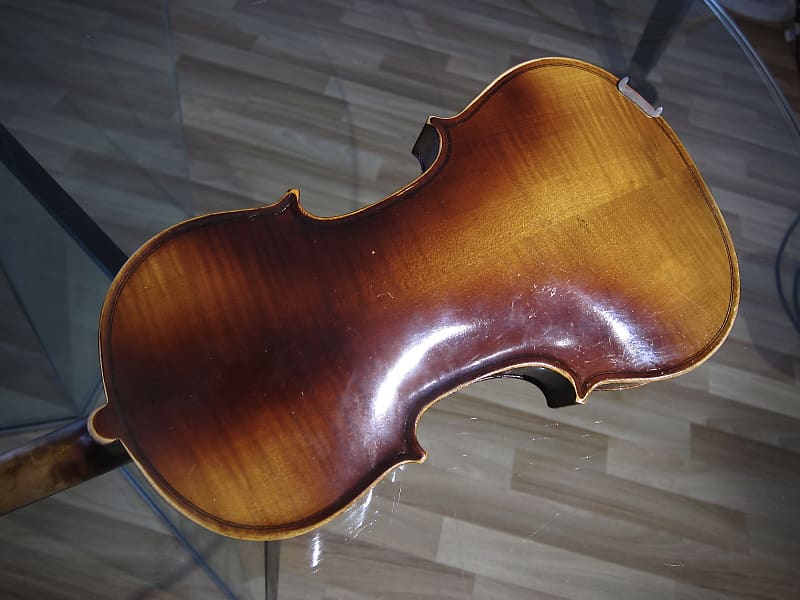 1960s USA 4/4 Violin Stradivarius Copy Brown Varnish Nice Original