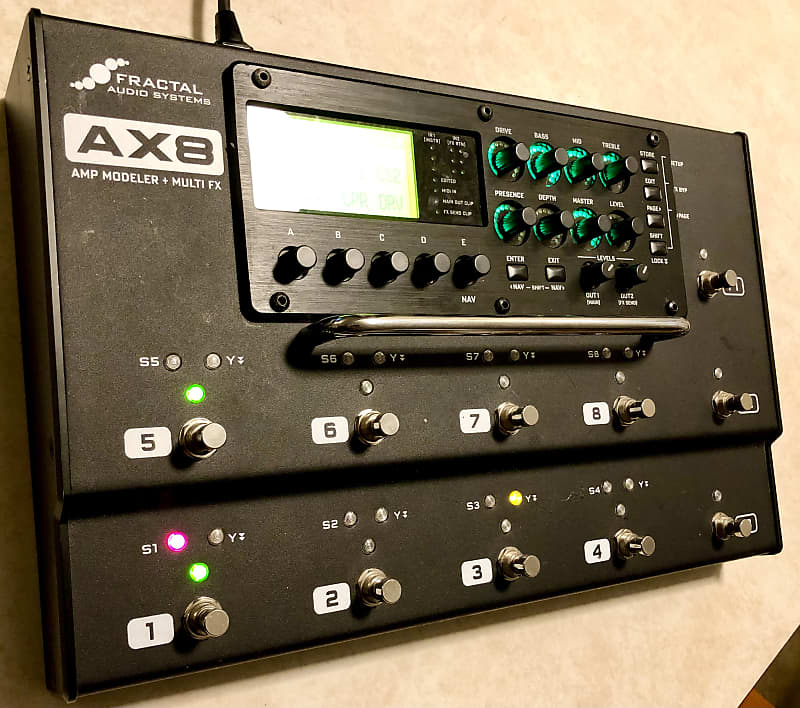 Fractal Audio AX8 Amp Modeler & Multi Effects Pedalboard | Reverb