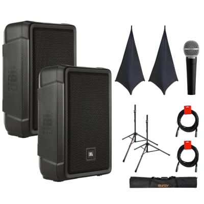 JBL Partybox 710 Portable Bluetooth Speaker Bundle with PBM100 Wireless  Microphone : Musical Instruments 