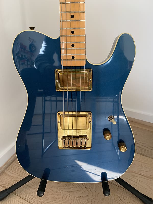 Schecter Saturn PT Tele Early 80's Electric Blue | Reverb