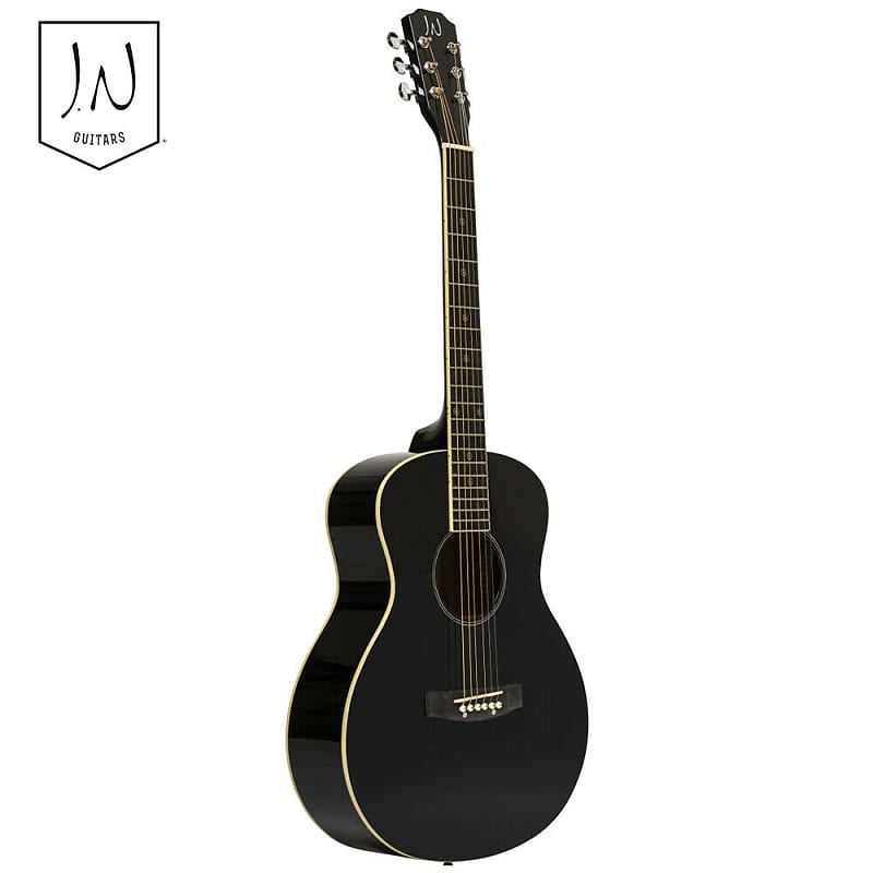 James Neligan BES-A MINI BK Bessie Series Solid Spruce Top 6-String Mini Travel Acoustic Guitar image 1