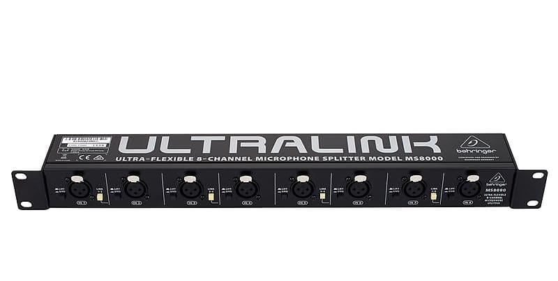 Behringer MS8000 Ultralink 8-Channel Microphone Splitter