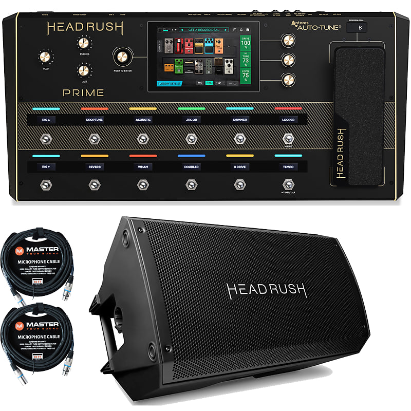 Headrush Frfr 112 2000 Watt 1x12 Powered Guitar Cabinet HeadRush Prime Guitar FX / Vocal Processor w/ FRFR-112 | Reverb