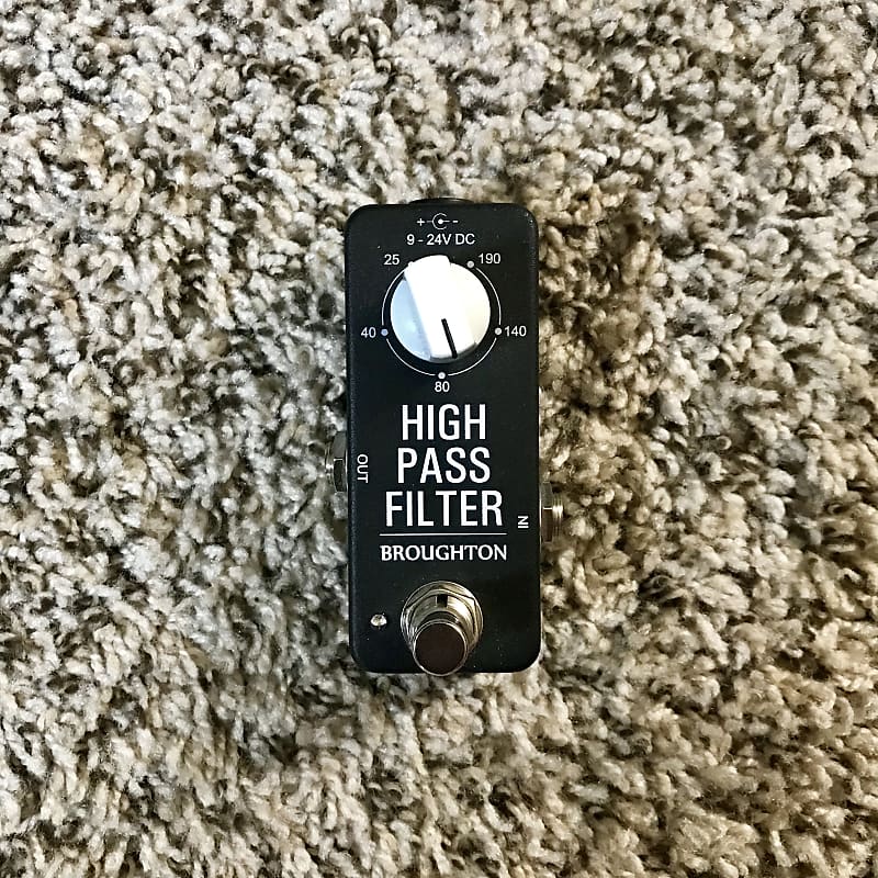 Broughton (HPF) High Pass Filter Pedal Reverb