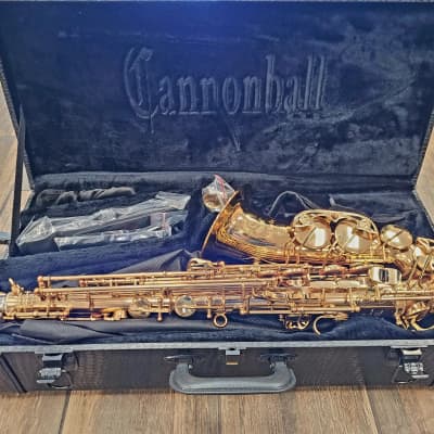 Cannonball Big Bell Stone Series A5-L Alto Sax - Gold Lacquer | Reverb
