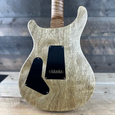 PRS Wood Library Custom 24 Semi-Hollow Flame Maple 10 Top, Korina Back, Torrified Maple Neck, Ziricote FB - Blue Fade 391867 image 7